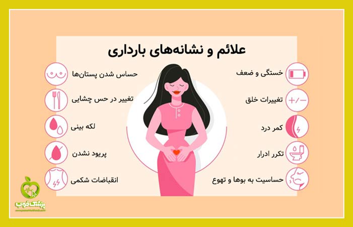 نشانه های بارداری