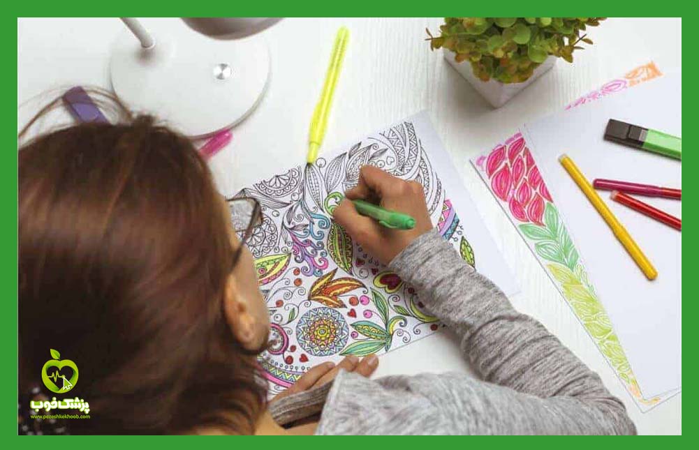رنگ آمیزی برای مدیریت استرس